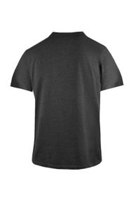 Koszulka Męska (T-Shirt) - Pako Jeans - Grafit, Dekolt U-Neck (Okrągły). Okazja: na co dzień. Materiał: bawełna, poliester. Styl: casual