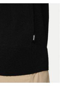 BOSS Sweter H-Leno 50565469 Czarny Regular Fit. Kolor: czarny. Materiał: wełna #2