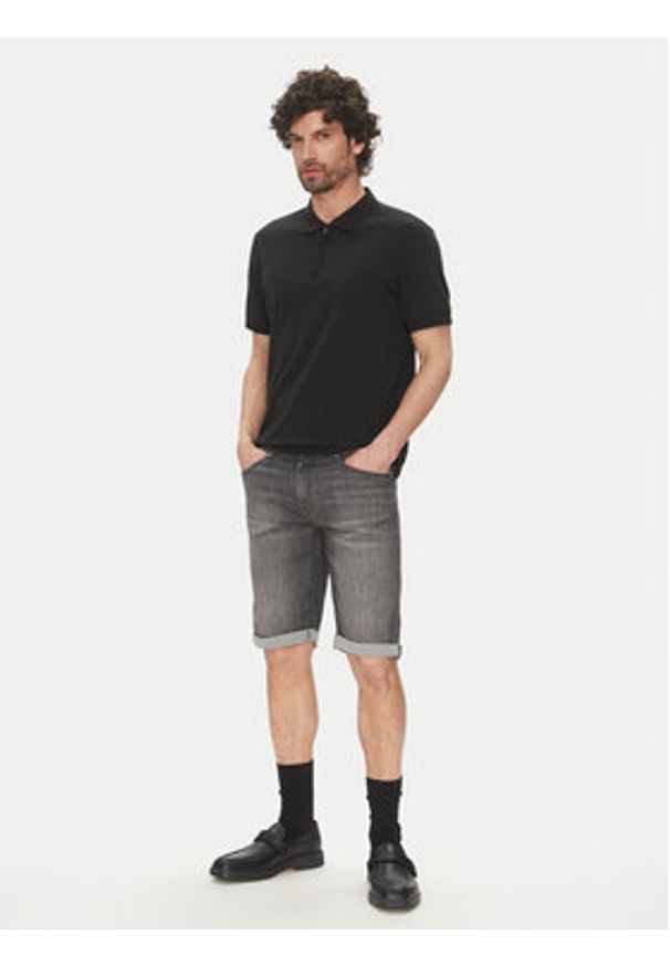 Karl Lagerfeld - KARL LAGERFELD Szorty jeansowe 265820 552833 Czarny Regular Fit. Kolor: czarny. Materiał: bawełna