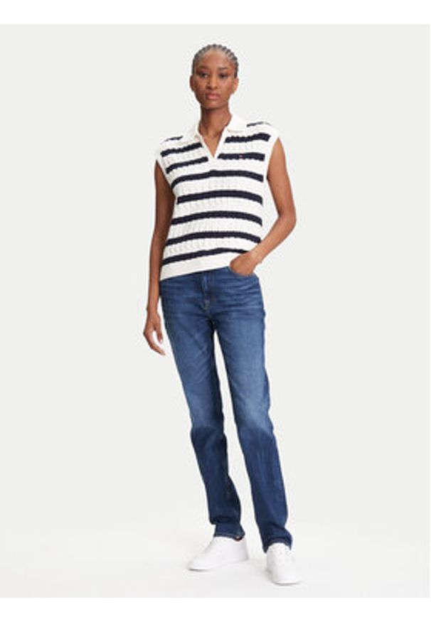 TOMMY HILFIGER - Tommy Hilfiger Jeansy WW0WW45684 Niebieski Slim Fit. Kolor: niebieski
