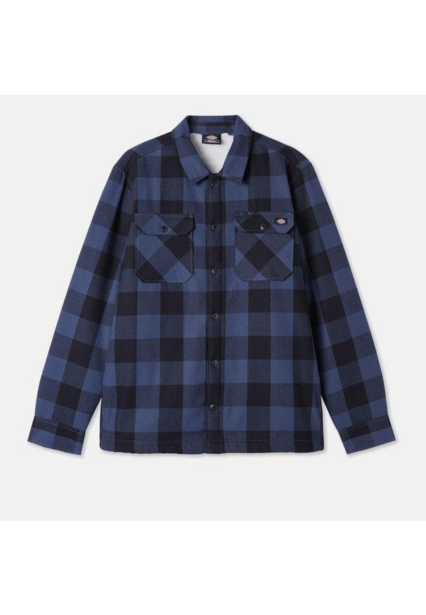 Koszula Dickies ocieplana Sacramento granatowa. Kolor: niebieski