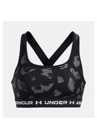 Stanik sportowy damski treningowy Under Armour biustonosz sportowy. Kolor: czarny. Sport: bieganie #1