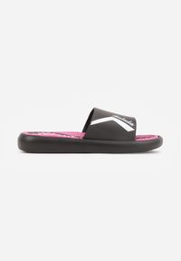 Born2be - Czarne Klasyczne Klapki Basenowe na Piankowej Podeszwie Ninethis. Okazja: na co dzień, na plażę. Kolor: czarny. Sezon: lato. Styl: klasyczny #4