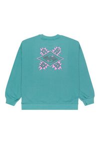 Quiksilver Bluza EQWFT03188 Niebieski Oversize. Kolor: niebieski. Materiał: bawełna #3