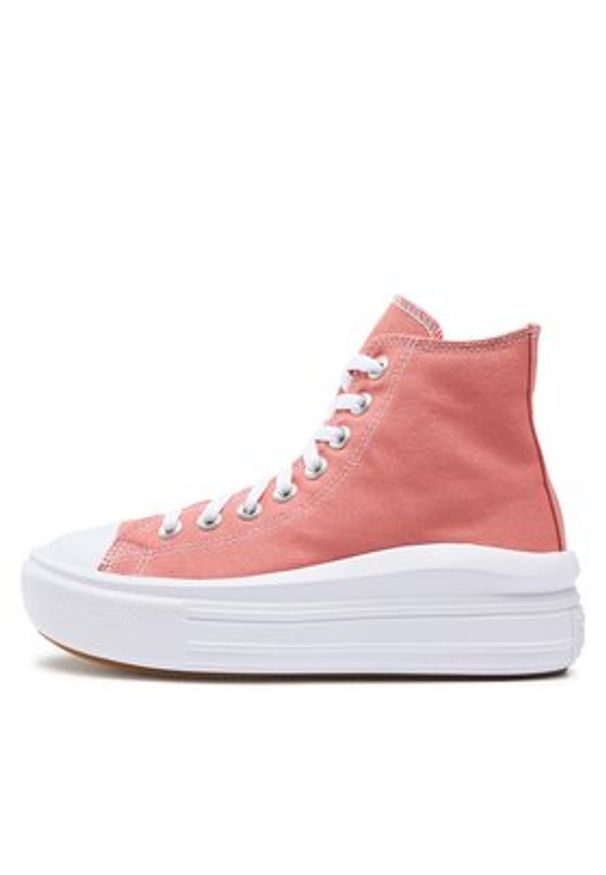 Converse Trampki Chuck Taylor All Star Move A06136C Różowy. Kolor: różowy. Materiał: materiał