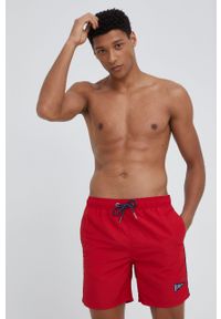 Superdry szorty kąpielowe kolor czerwony. Kolor: czerwony #4