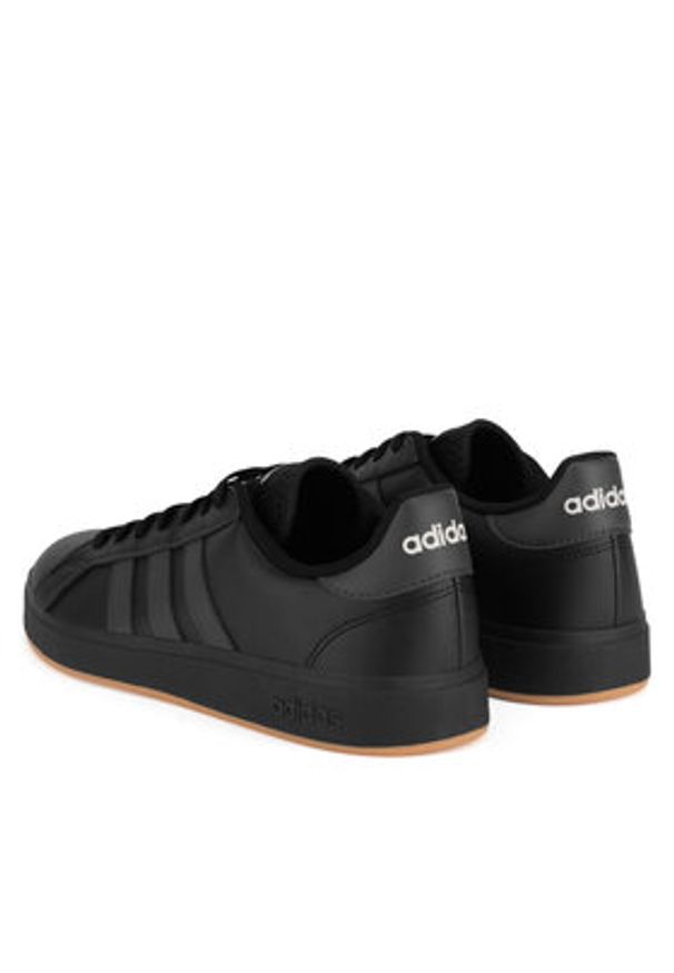 Adidas - adidas Sneakersy GRAND COURT BASE 2.0 JH9365 Czarny. Kolor: czarny. Materiał: materiał, syntetyk