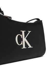 Calvin Klein Torebka Bold Ck Mini Bag LV04F1125G Czarny. Kolor: czarny. Materiał: skórzane #5