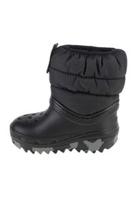 Buty Crocs Classic Neo Puff Boot Toddler Jr 207683-001 czarne. Wysokość cholewki: przed kolano. Kolor: czarny. Materiał: syntetyk, guma. Szerokość cholewki: normalna #5