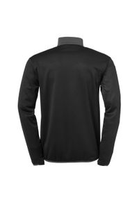 UHLSPORT - Bluza piłkarska dla dzieci Uhlsport Offense 23 1/4 zip. Kolor: wielokolorowy, czarny, szary. Sport: piłka nożna