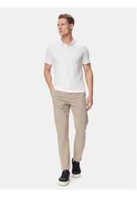 Calvin Klein Polo LV04LH204G Biały Regular Fit. Typ kołnierza: polo. Kolor: biały. Materiał: bawełna #3