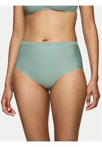 Triumph Figi klasyczne z wysokim stanem Shape Smart 10209655 Zielony. Stan: podwyższony. Kolor: zielony. Materiał: syntetyk #1