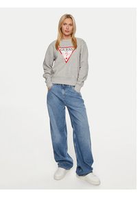 Guess Bluza W2YQ16 KBA11 Szary Regular Fit. Kolor: szary. Materiał: bawełna #4