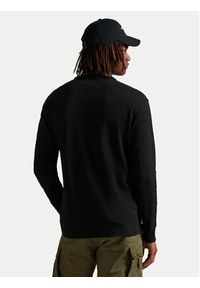 Polo Ralph Lauren Longsleeve 710970697001 Czarny Classic Fit. Typ kołnierza: polo. Kolor: czarny. Materiał: bawełna. Długość rękawa: długi rękaw #6
