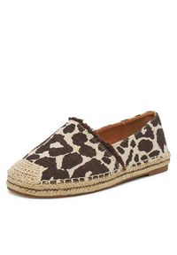 DeeZee Espadryle Q124-1 Brązowy. Kolor: brązowy. Materiał: materiał #2