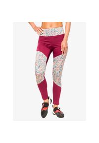 OCUN - Legginsy wspinaczkowe damskie Ocun Rhea Leggings. Kolor: czerwony