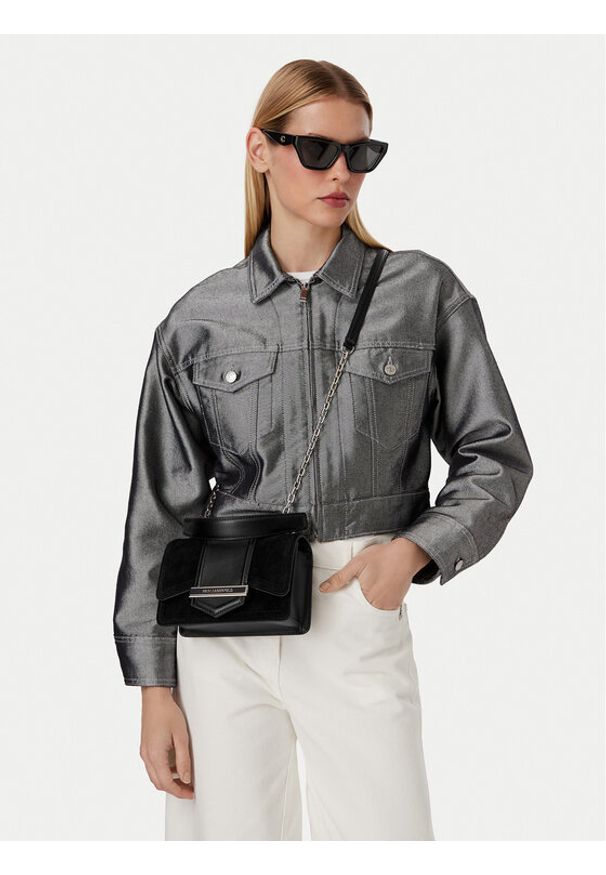 Karl Lagerfeld - KARL LAGERFELD Torebka A4W30276 Czarny. Kolor: czarny. Materiał: skórzane, zamszowe