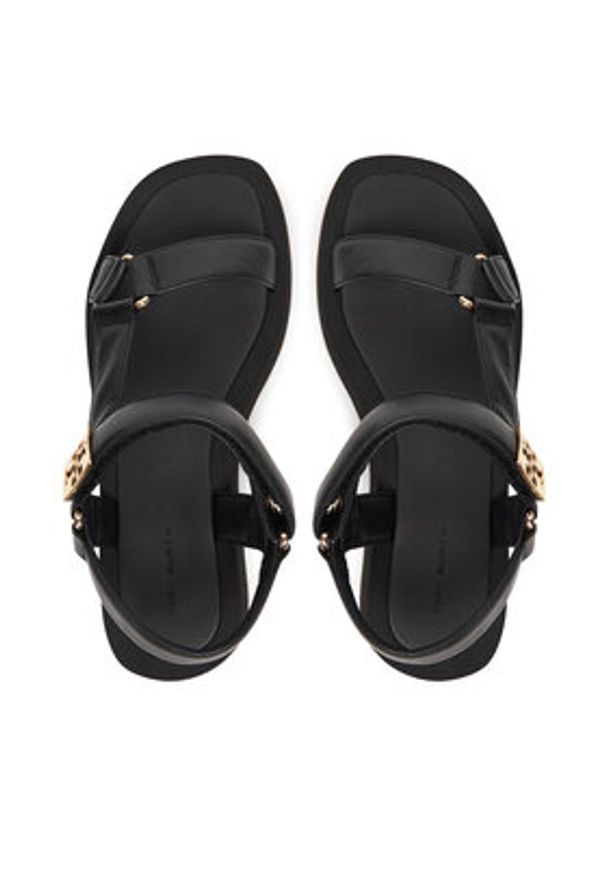 Tory Burch Sandały Mellow Platform Sandal 166402 Czarny. Kolor: czarny. Materiał: skóra. Obcas: na platformie