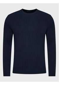 North Sails Sweter 699549 Granatowy Regular Fit. Kolor: niebieski. Materiał: bawełna #4