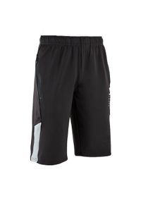 KIPSTA - Spodenki piłkarskie dla dorosłych Kipsta T500. Kolor: szary, wielokolorowy, czarny. Materiał: materiał. Długość: długie. Sport: piłka nożna #1
