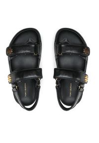 Tory Burch Sandały Kira Sport Sandal 144328 Czarny. Kolor: czarny. Materiał: skóra. Styl: sportowy #5