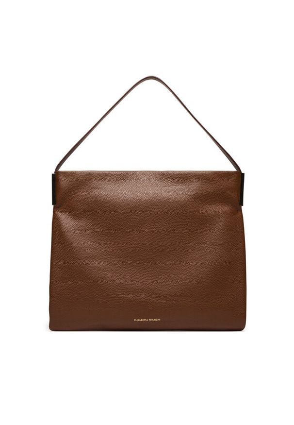 Elisabetta Franchi Torebka BS-47N-56E2-V650 Brązowy. Kolor: brązowy. Materiał: skórzane