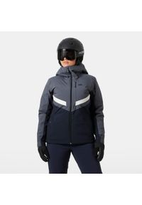 Damska kurtka narciarska Helly Hansen Edge 3.0. Typ kołnierza: kaptur. Kolor: szary. Sezon: zima. Sport: narciarstwo #1