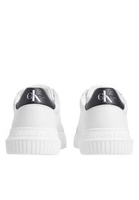Calvin Klein Jeans Sneakersy Chunky Cupsole Monologo YM0YM00681 Biały. Kolor: biały. Materiał: skóra
