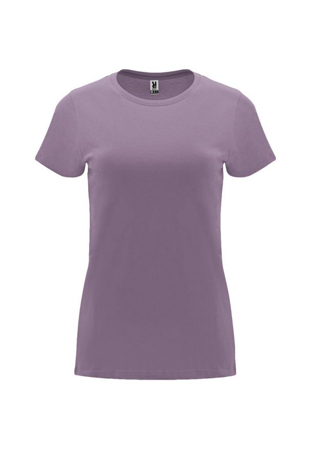 ROLY - Damska Koszulka Z Krótkim Rękawem Capri. Kolor: fioletowy. Długość rękawa: krótki rękaw. Długość: krótkie. Sport: turystyka piesza