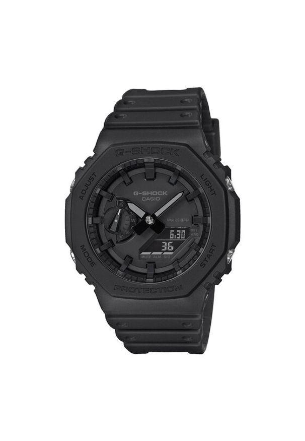 G-Shock Zegarek GA-2100-1A1ER Czarny. Kolor: czarny