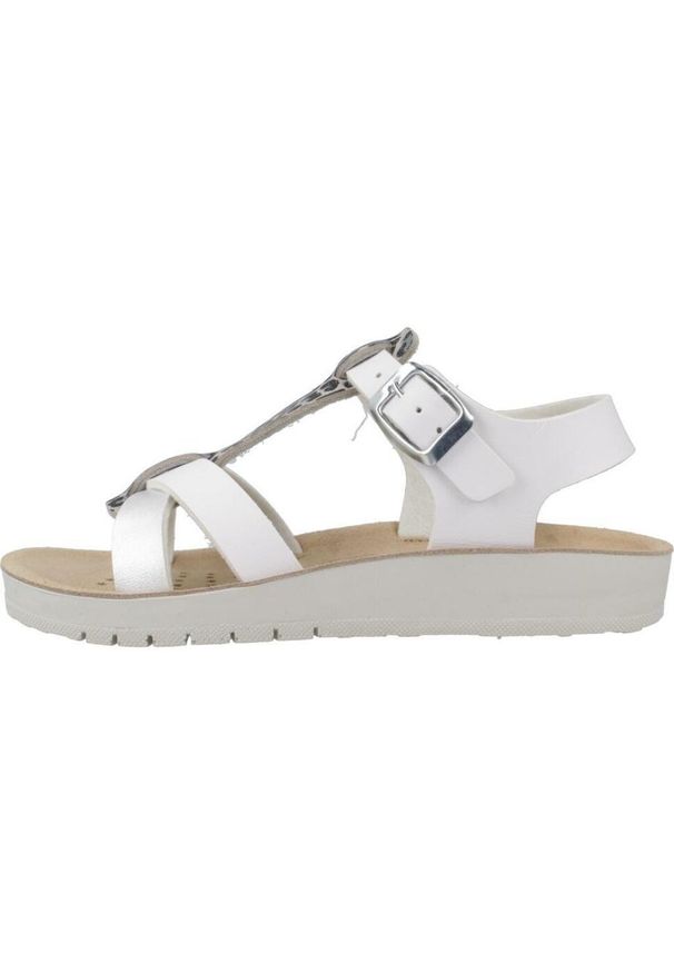 Sandały Geox Model J Sandal Costarei Gi Kolor Biały. Kolor: biały. Materiał: syntetyk, tkanina. Sezon: lato