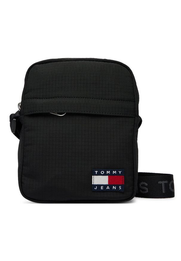 Saszetka Tommy Jeans. Kolor: czarny
