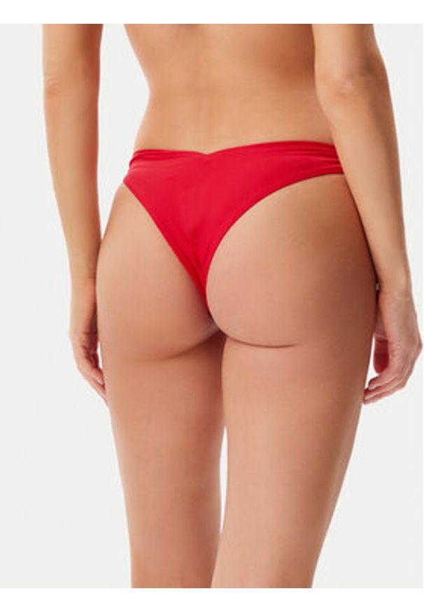 Guess Dół od bikini E5GO38 MC04R Czerwony. Kolor: czerwony. Materiał: syntetyk