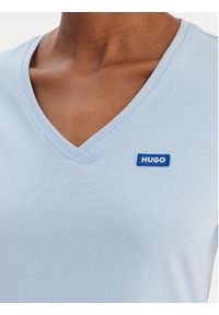 Hugo - HUGO T-Shirt Classic 50513667 Niebieski Slim Fit. Kolor: niebieski. Materiał: bawełna #3