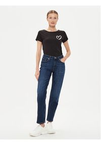 JDY T-Shirt Paris 15193227 Czarny Regular Fit. Kolor: czarny. Materiał: bawełna #4