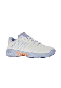 Buty do biegania damskie K-Swiss Express Light 3 Clay. Zapięcie: sznurówki. Kolor: wielokolorowy, różowy, fioletowy. Materiał: materiał, syntetyk, tkanina. Szerokość cholewki: normalna