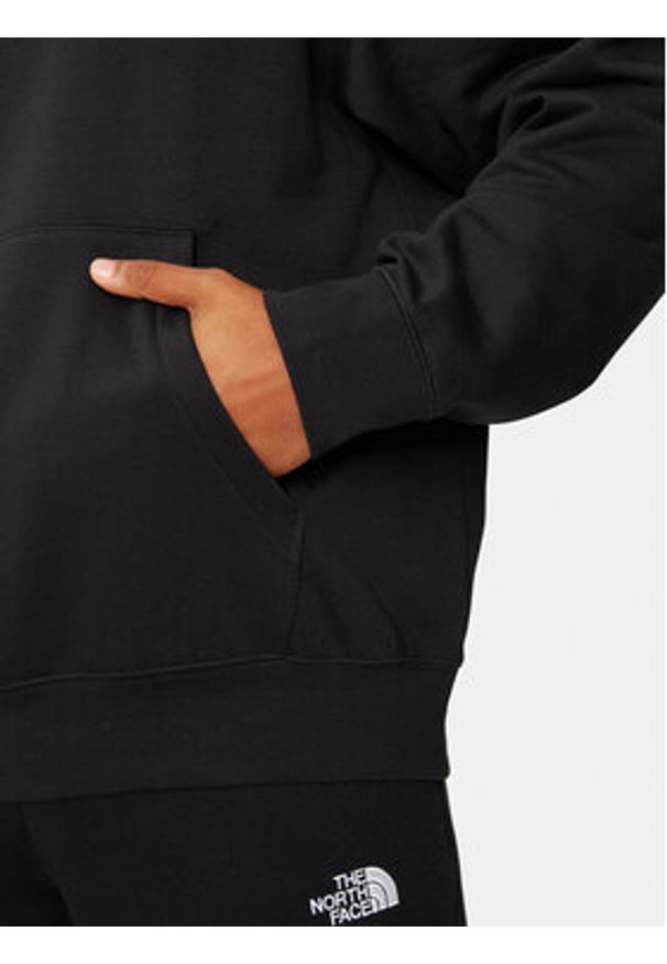 The North Face Bluza Essential NF0A89ES Czarny Regular Fit. Kolor: czarny. Materiał: bawełna, syntetyk