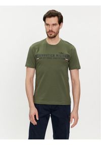 Aeronautica Militare T-Shirt 241TS1942J538 Zielony Regular Fit. Kolor: zielony. Materiał: bawełna #1