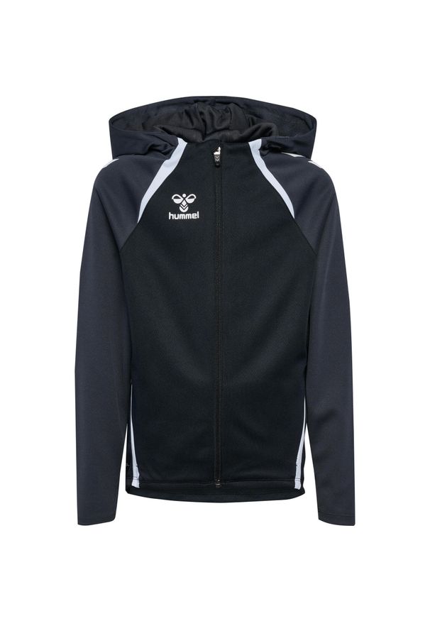 Dziecienska bluza z kapturem na zamek Hummel Lead 2.0. Typ kołnierza: kaptur. Kolor: szary, wielokolorowy, czarny