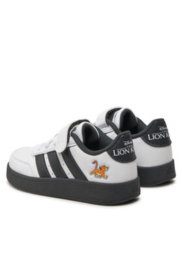 Adidas - adidas Sneakersy Disney Lion King Breaknet IF1756 Biały. Kolor: biały. Materiał: skóra. Wzór: motyw z bajki