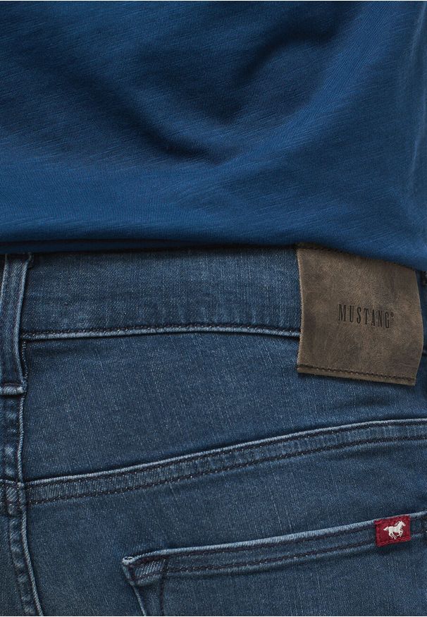 Mustang - MUSTANG Style Frisco Skinny MĘSKE SPODNIE JEANSOWE JEANSY DENIM BLUE 1013697 5000 883