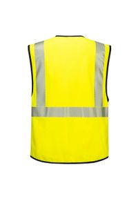 Portwest - Kamizelka Odblaskowa Męska PW3. Kolor: czarny, wielokolorowy, żółty