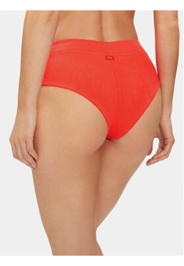 Banana Moon Dół od bikini Bia Scrunchy Koralowy. Kolor: pomarańczowy. Materiał: syntetyk