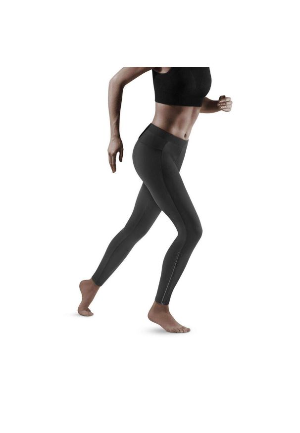 Legginsy damskie CEP Compression winter. Kolor: czarny. Długość: długie. Sezon: zima. Sport: bieganie