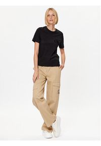 Calvin Klein Jeans T-Shirt J20J221825 Czarny Regular Fit. Kolor: czarny. Materiał: bawełna #5