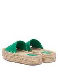 Calvin Klein Espadryle Ebeth HW0HW02894 Zielony. Kolor: zielony. Materiał: materiał #3
