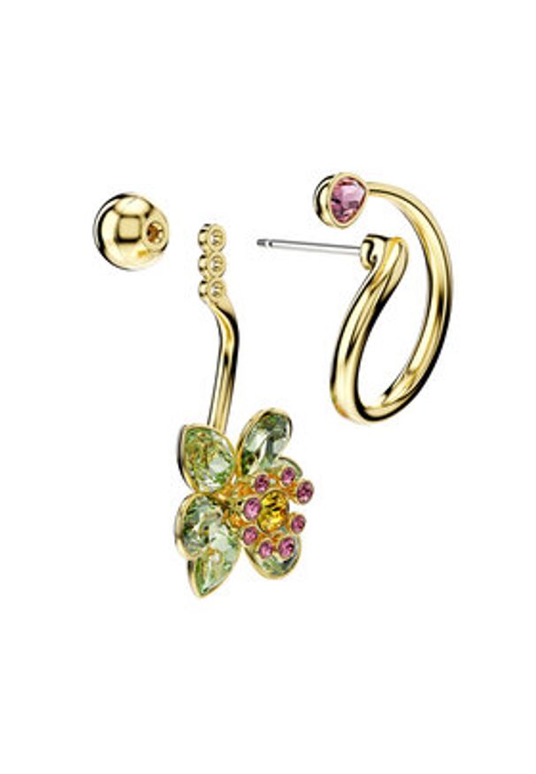 Swarovski Kolczyki Idyllia 5709025 Złoty. Materiał: metalowe. Kolor: złoty
