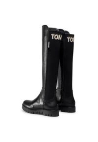 Tommy Jeans Muszkieterki Double Detail Long Boot EN0EN01084 Czarny. Kolor: czarny. Materiał: skóra #7