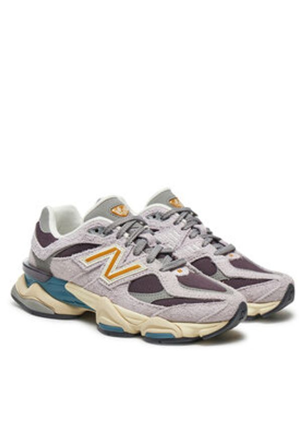 New Balance Sneakersy U9060SRA Fioletowy. Kolor: fioletowy. Materiał: skóra, zamsz