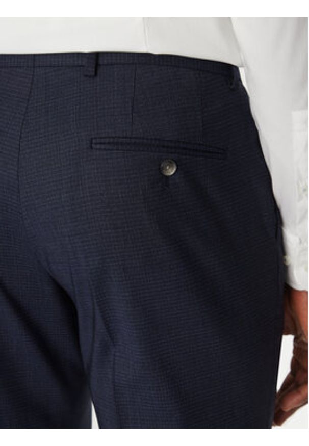 BOSS Garnitur Jeckson 50540768 Granatowy Regular Fit. Kolor: niebieski. Materiał: wełna